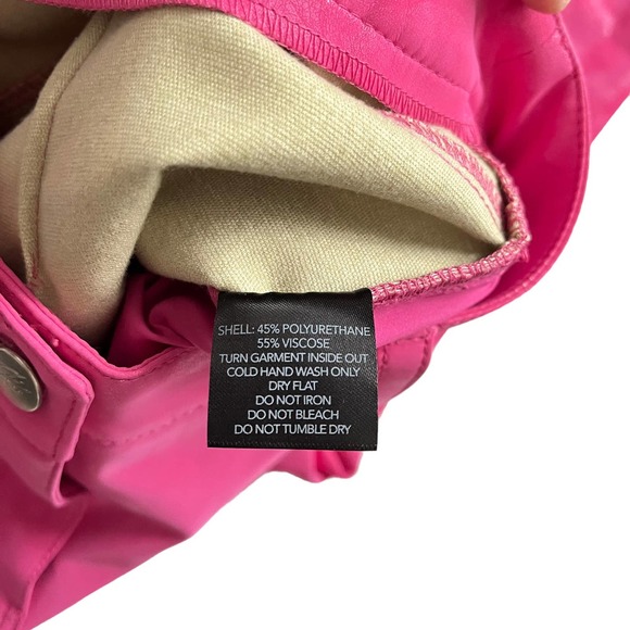 I.am.Gia BARBIE PINK Faux Leather Pants Women Size Small - Picture 14 of 15